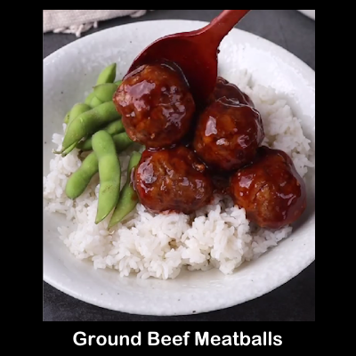 Food: Ground Beef Meatballs
