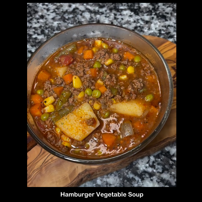 Food: Hamburger Vegetable Soup