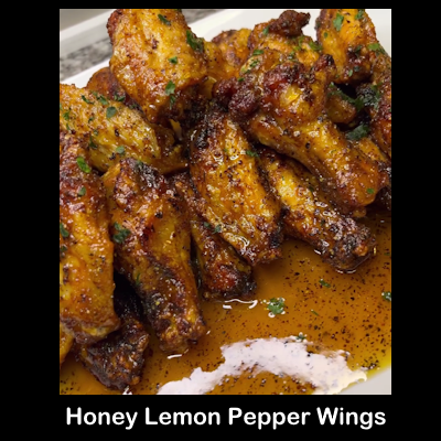 Food: Honey Lemon Pepper Wings